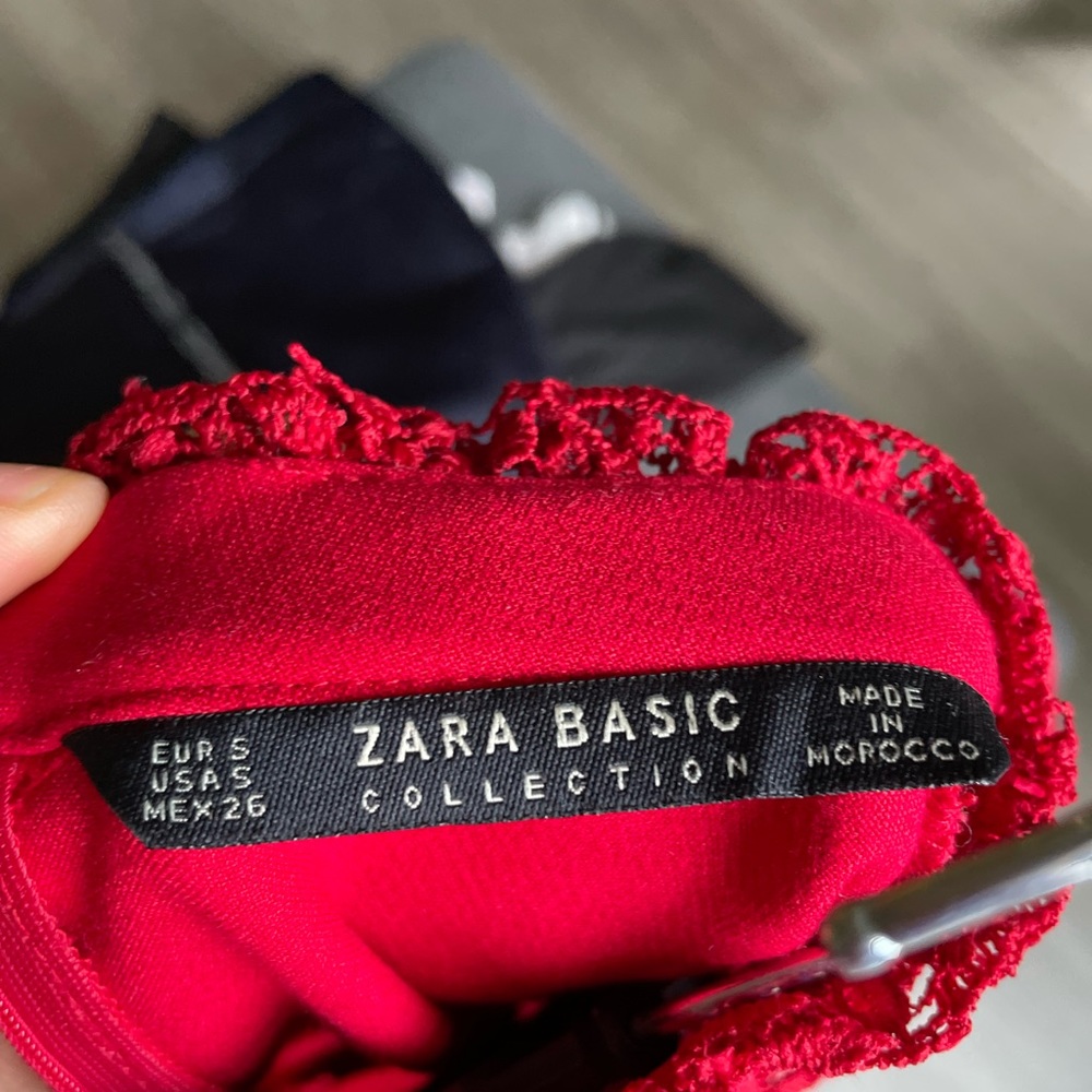 Zara Red Mini Dress - Picture 5 of 7